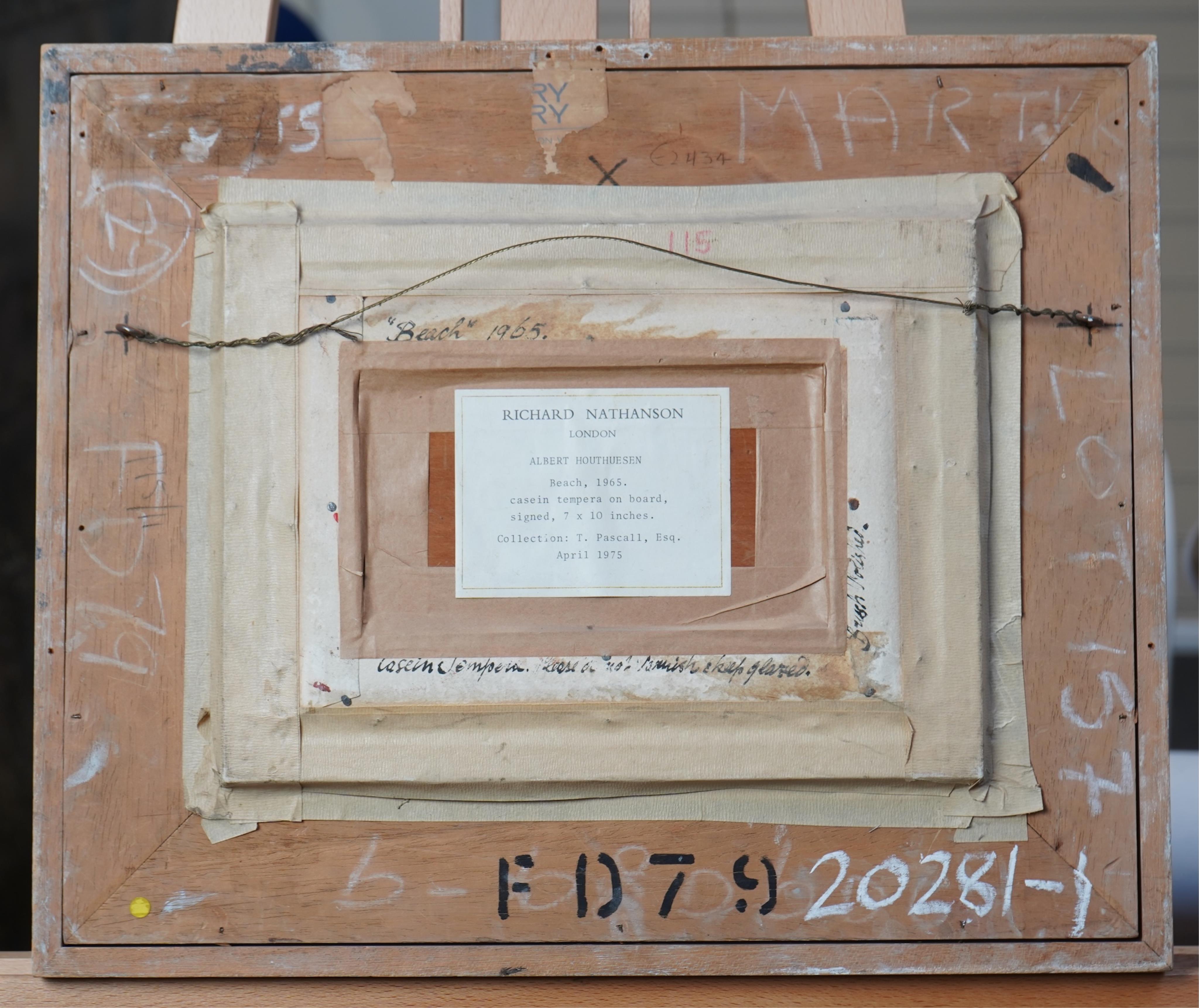 Albert Houthuesen, Dutch/British 1903-1979, 'Beach, 1965'